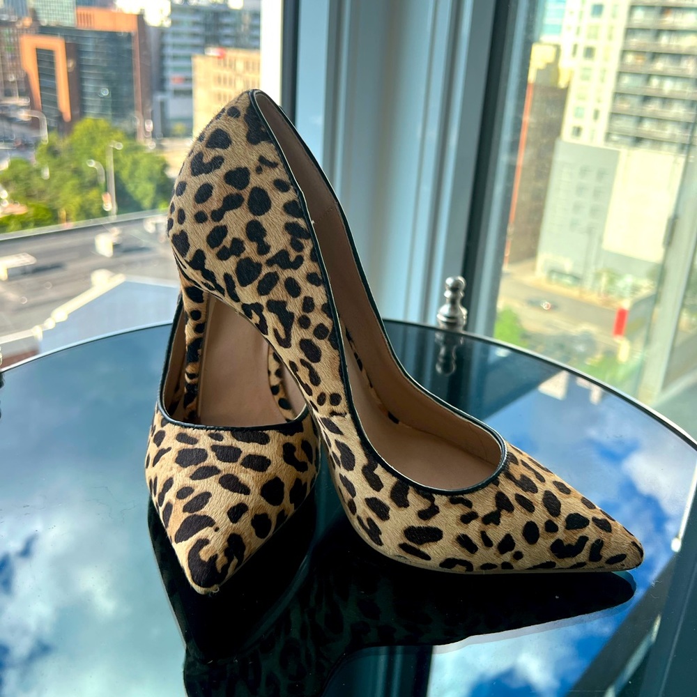 Steve Madden Daisie Leopard Heel Pump Size 8.5